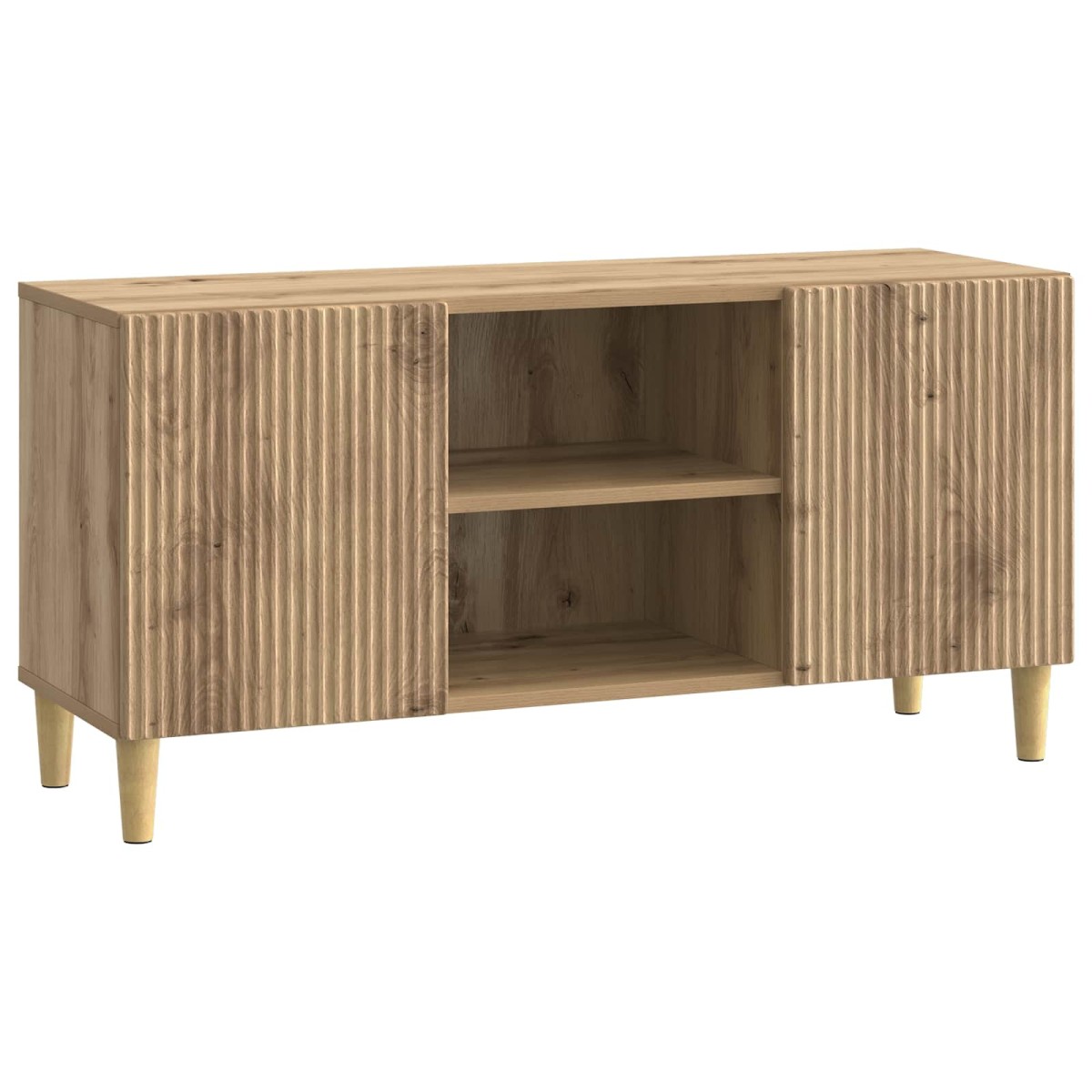 vidaXL Ντουλάπι TV 102 x 34,5 x 50 εκ. Artisan Δρυς Επεξεργασμένο Ξύλο