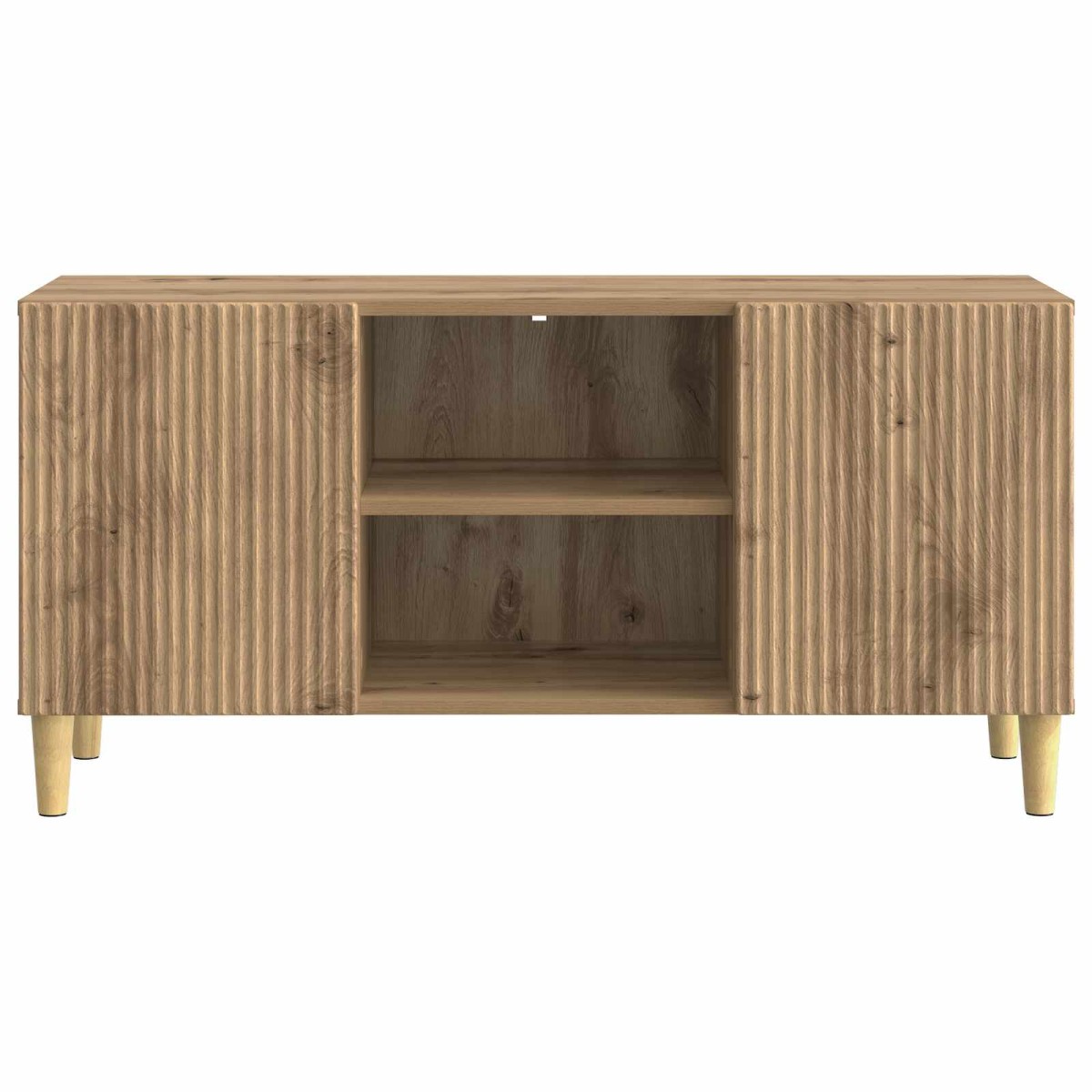 vidaXL Ντουλάπι TV 102 x 34,5 x 50 εκ. Artisan Δρυς Επεξεργασμένο Ξύλο