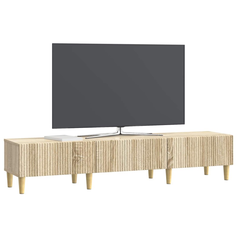 vidaXL Ντουλάπι TV Sonoma Δρυς 147 x 34,5 x 30 εκ Επεξεργασμένο Ξύλο