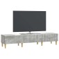 vidaXL Ντουλάπι TV με συρτάρι Γκρι Σκυροδέματος 147 x 34,5 x 30 εκ