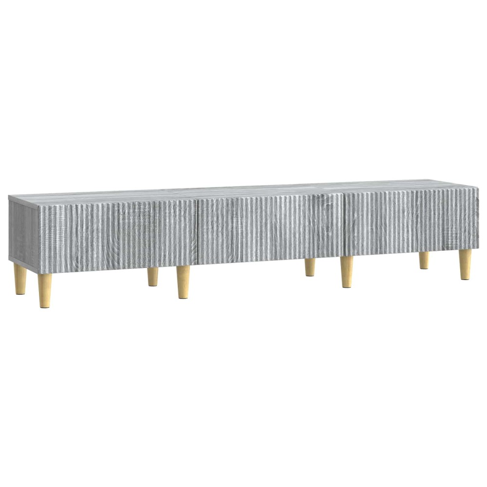 vidaXL Ντουλάπι TV Γκρι Sonoma 147 x 34,5 x 30 εκ Επεξεργασμένο Ξύλο