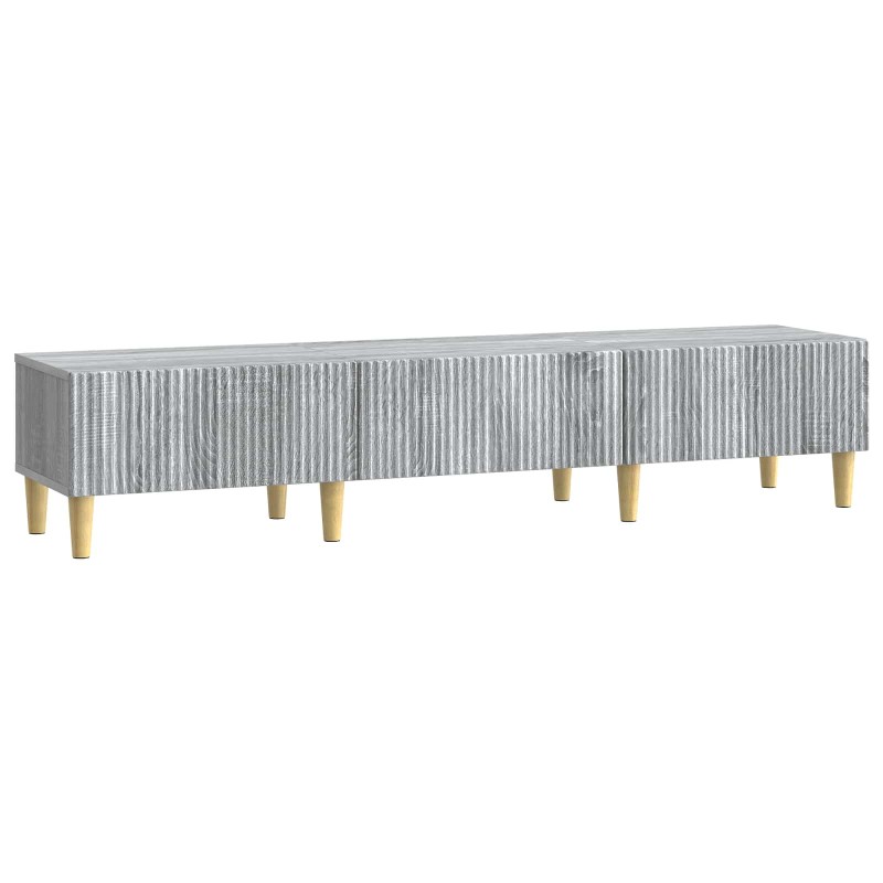vidaXL Ντουλάπι TV Γκρι Sonoma 147 x 34,5 x 30 εκ Επεξεργασμένο Ξύλο