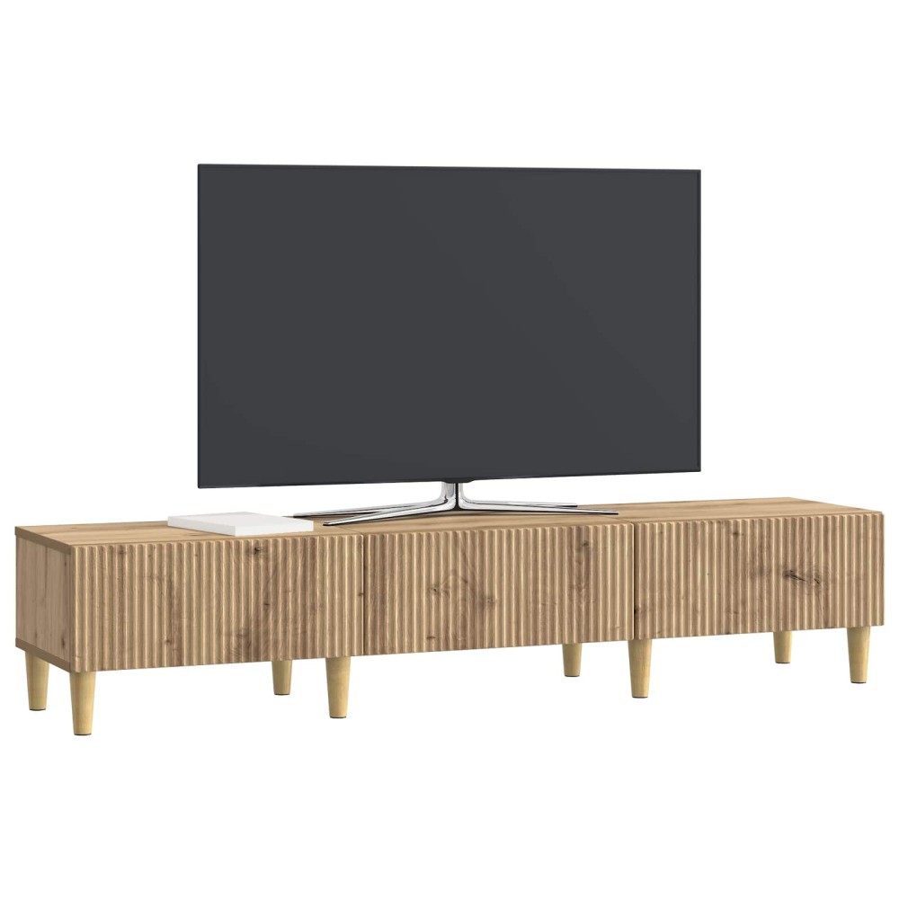 vidaXL Ντουλάπι TV 147 x 34,5 x 30 εκ Artisan Δρυς Επεξεργασμένο Ξύλο