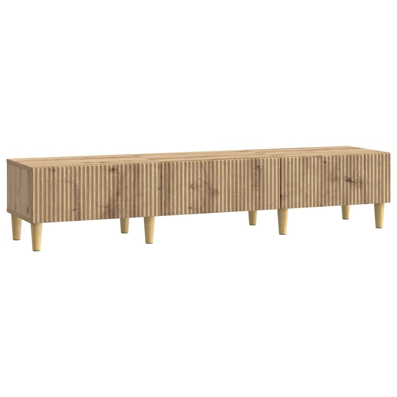 vidaXL Ντουλάπι TV 147 x 34,5 x 30 εκ Artisan Δρυς Επεξεργασμένο Ξύλο