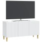 vidaXL Ντουλάπι TV Λευκό 99 x 34,5 x 50 εκ. Επεξεργασμένο Ξύλο
