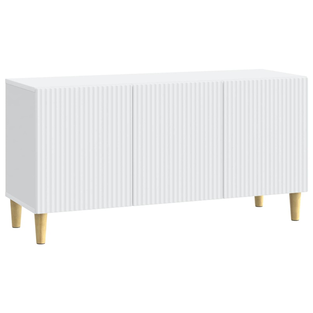 vidaXL Ντουλάπι TV Λευκό 99 x 34,5 x 50 εκ. Επεξεργασμένο Ξύλο