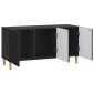 vidaXL Ντουλάπι TV Μαύρο 99 x 34,5 x 50 εκ. Επεξεργασμένο Ξύλο