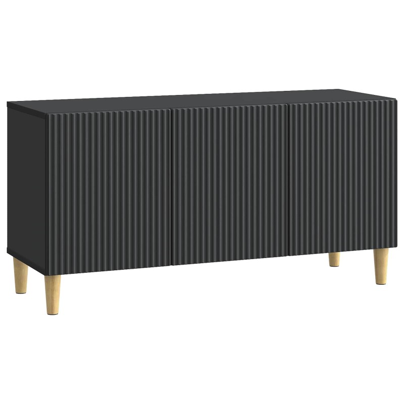 vidaXL Ντουλάπι TV Μαύρο 99 x 34,5 x 50 εκ. Επεξεργασμένο Ξύλο