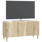 vidaXL Ντουλάπι TV Sonoma Δρυς 99 x 34,5 x 50 εκ. Επεξεργασμένο Ξύλο