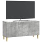 vidaXL Ντουλάπι TV Γκρι Σκυροδέματος 99 x 34,5 x 50 εκ.