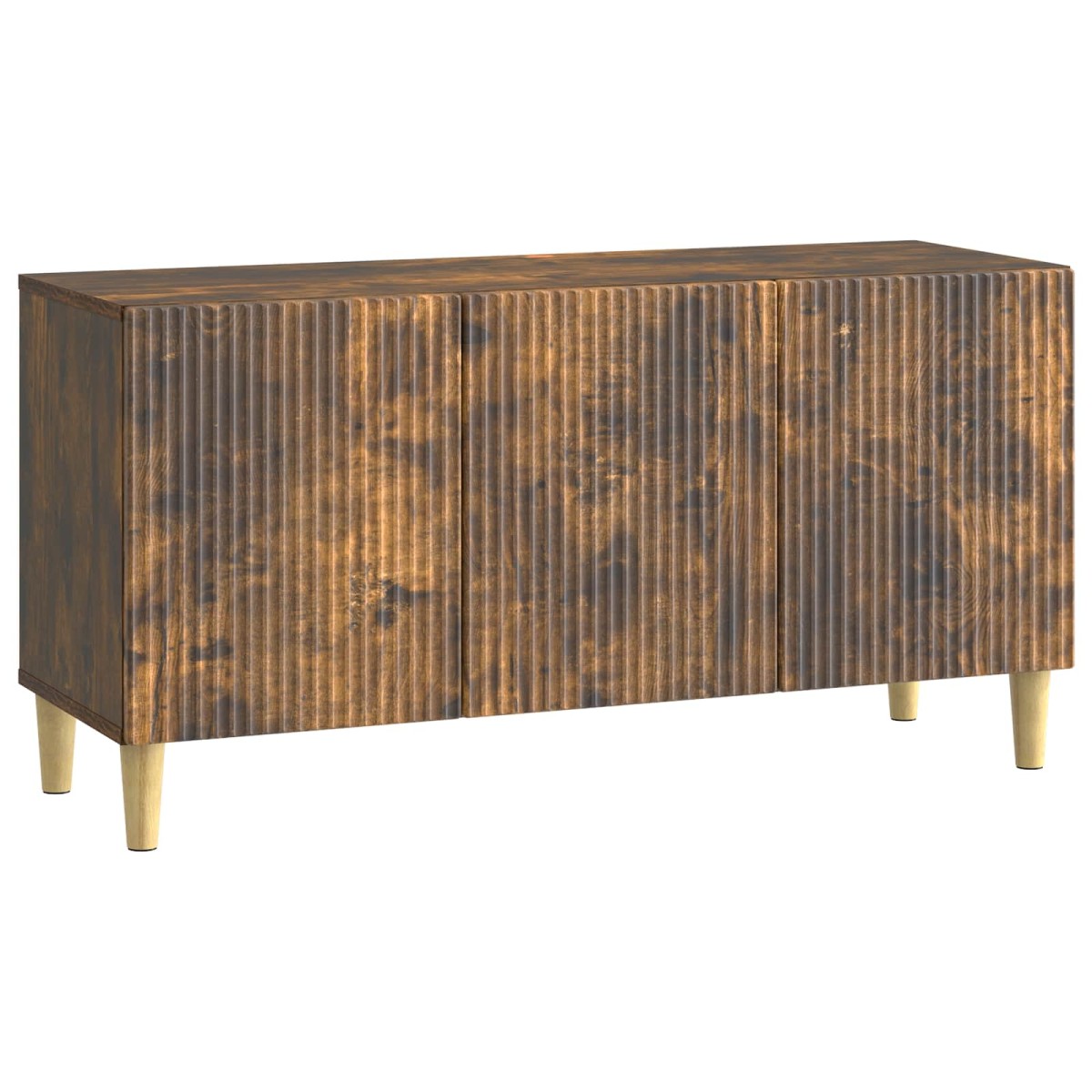 vidaXL Ντουλάπι TV Καπνισμένο Ξύλο Δρυός 99 x 34,5 x 50 εκ.