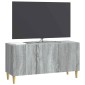 vidaXL Ντουλάπι TV Γκρι Sonoma 99 x 34,5 x 50 εκ. Επεξεργασμένο Ξύλο
