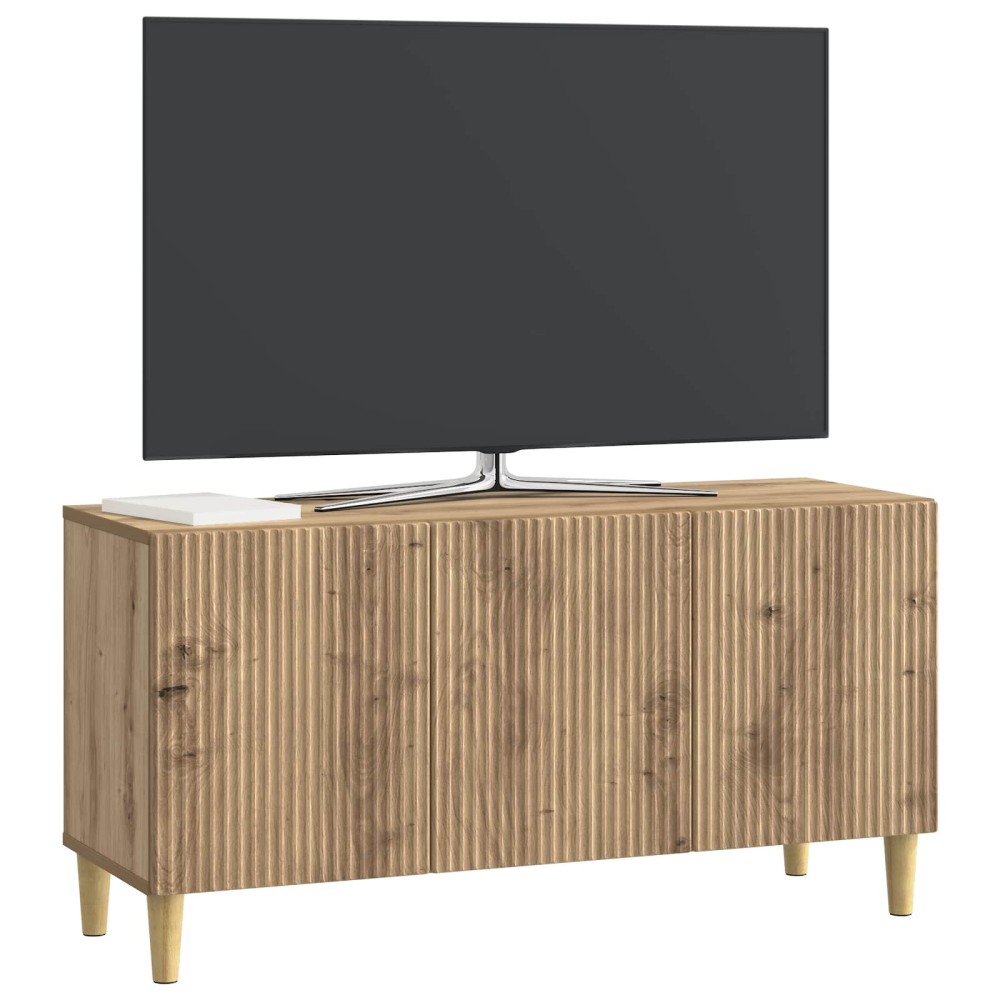 vidaXL Ντουλάπι TV 99 x 34,5 x 50 εκ. Artisan Δρυς Επεξεργασμένο Ξύλο