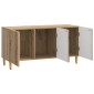vidaXL Ντουλάπι TV 99 x 34,5 x 50 εκ. Artisan Δρυς Επεξεργασμένο Ξύλο