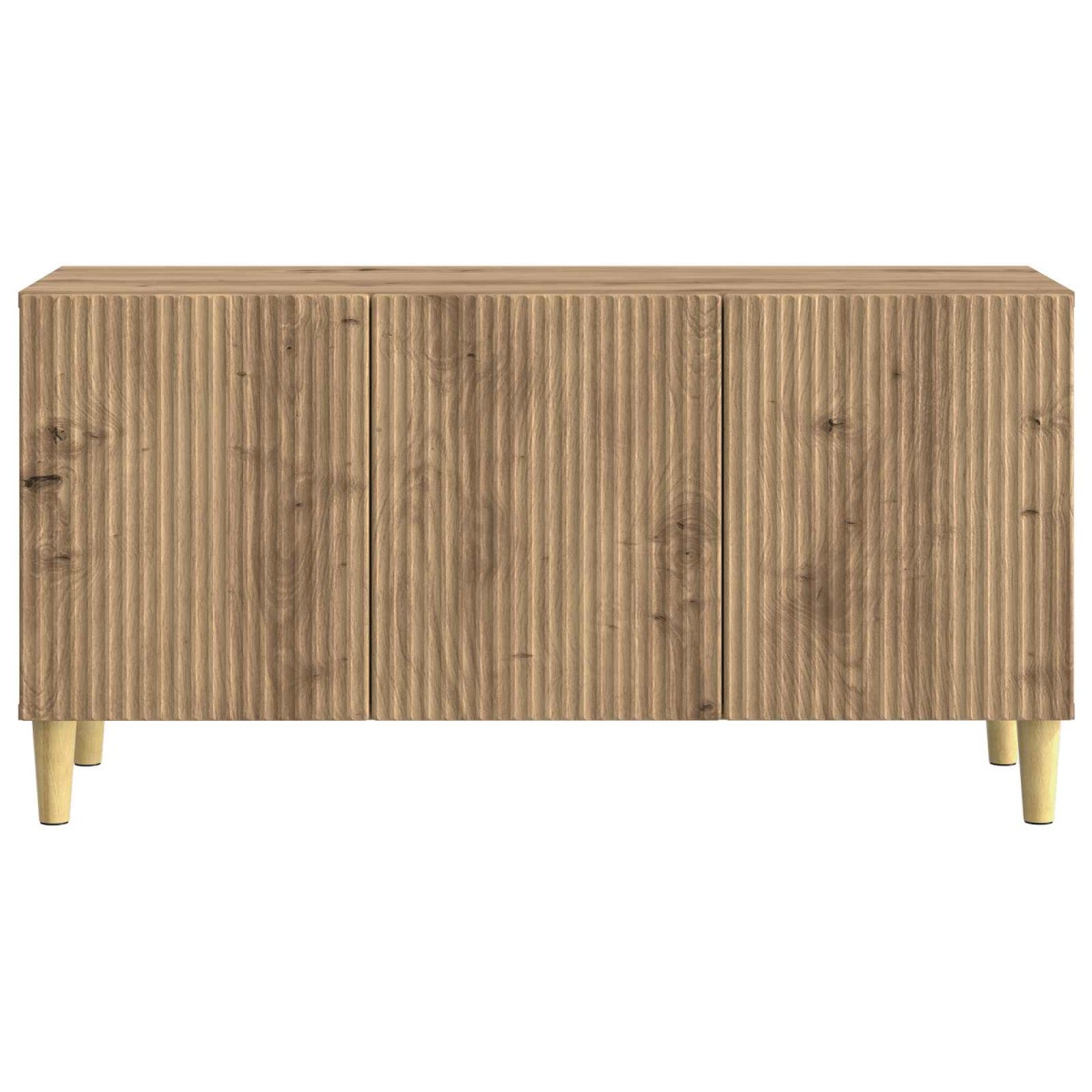 vidaXL Ντουλάπι TV 99 x 34,5 x 50 εκ. Artisan Δρυς Επεξεργασμένο Ξύλο