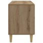 vidaXL Ντουλάπι TV 99 x 34,5 x 50 εκ. Artisan Δρυς Επεξεργασμένο Ξύλο