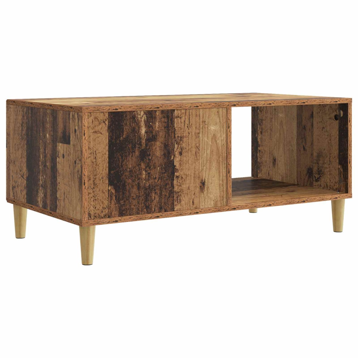 vidaXL Τραπεζάκι σαλονιού Παλαιωμένο ξύλο 90 x 50 x 40 cm