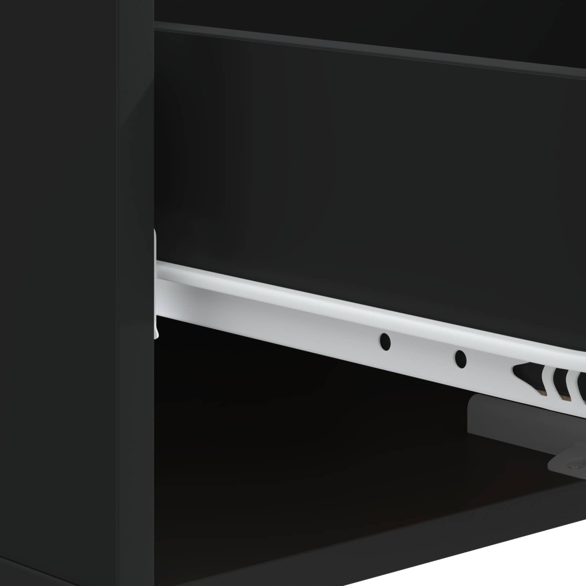 vidaXL Τραπεζάκι σαλονιού Μαύρο 49 x 50 x 40 εκ Επεξεργασμένο Ξύλο