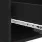 vidaXL Τραπεζάκι σαλονιού Μαύρο 49 x 50 x 40 εκ Επεξεργασμένο Ξύλο
