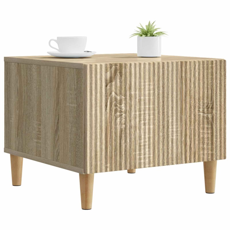 vidaXL Τραπεζάκι σαλονιού με συρτάρι Sonoma Δρυς 49 x 50 x 40 εκ