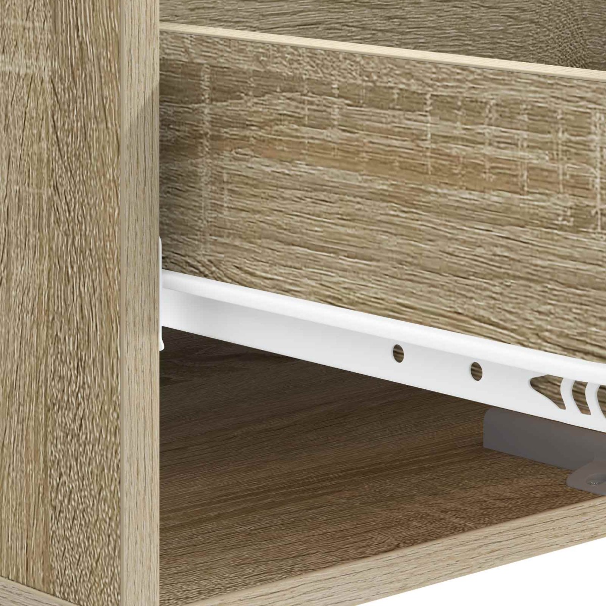 vidaXL Τραπεζάκι σαλονιού με συρτάρι Sonoma Δρυς 49 x 50 x 40 εκ