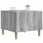 vidaXL Τραπεζάκι σαλονιού με συρτάρι Γκρι Sonoma 49 x 50 x 40 εκ