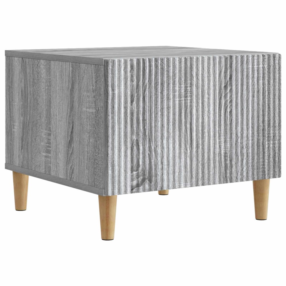 vidaXL Τραπεζάκι σαλονιού με συρτάρι Γκρι Sonoma 49 x 50 x 40 εκ