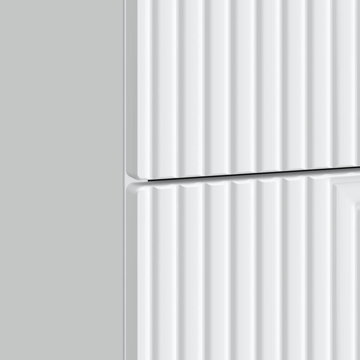 vidaXL Κομοδίνο Λευκό 43 x 34,5 x 47,5 εκ Επεξεργασμένο Ξύλο