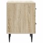 vidaXL Κομοδίνο Sonoma Δρυς 43 x 34,5 x 47,5 εκ Επεξεργασμένο Ξύλο