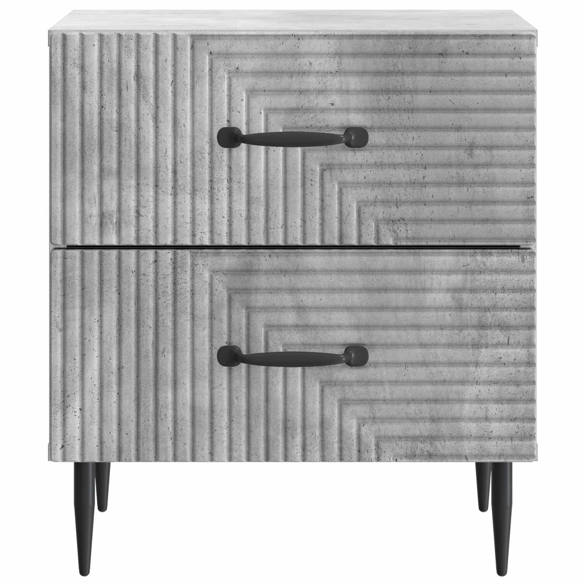 vidaXL Κομοδίνο Γκρι Σκυροδέματος 43 x 34,5 x 47,5 εκ