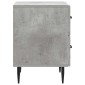 vidaXL Κομοδίνο Γκρι Σκυροδέματος 43 x 34,5 x 47,5 εκ