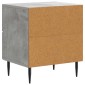 vidaXL Κομοδίνο Γκρι Σκυροδέματος 43 x 34,5 x 47,5 εκ