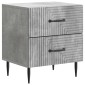 vidaXL Κομοδίνο Γκρι Σκυροδέματος 43 x 34,5 x 47,5 εκ