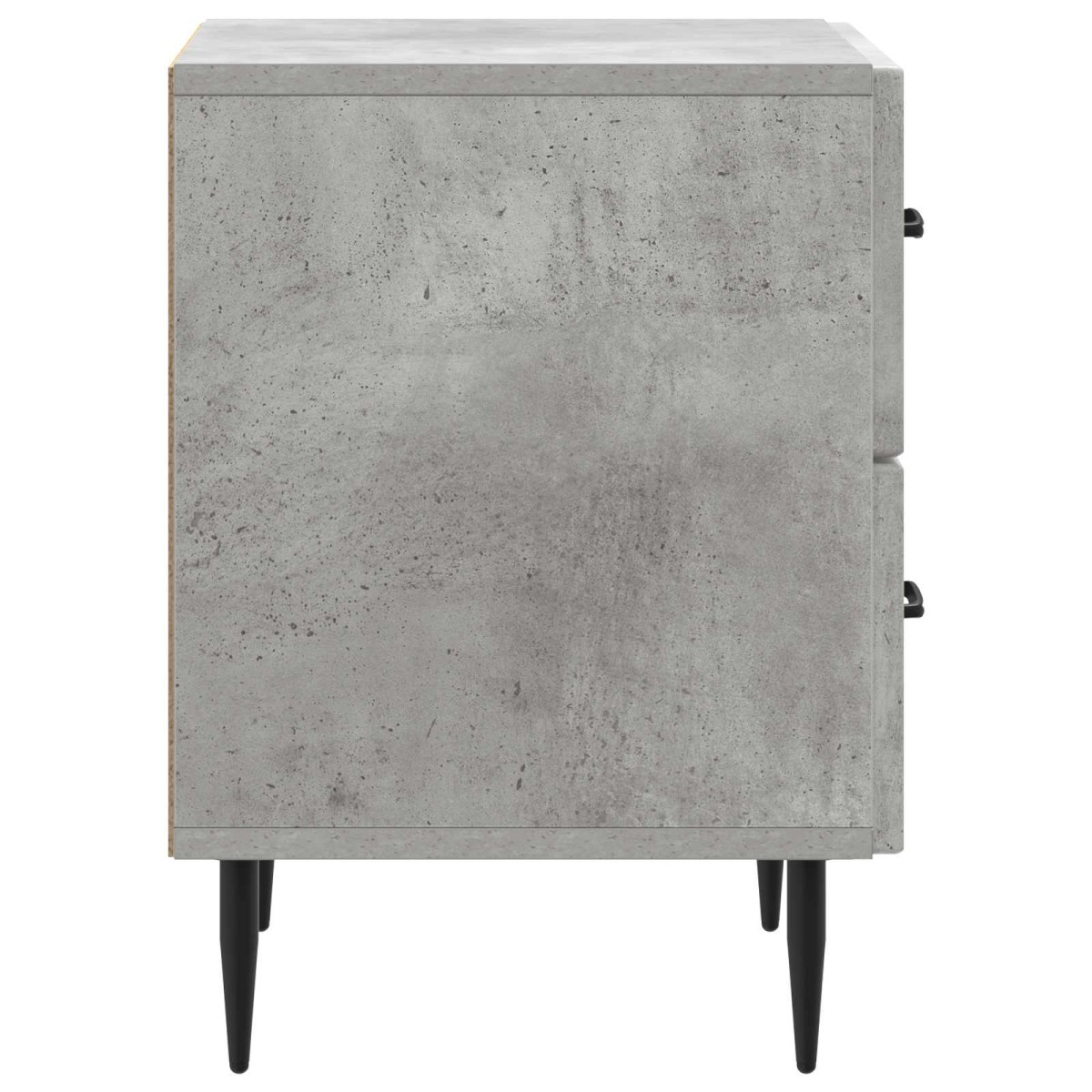 vidaXL Κομοδίνο 2 τεμ. Γκρι Σκυροδέματος 43 x 34,5 x 47,5 εκ
