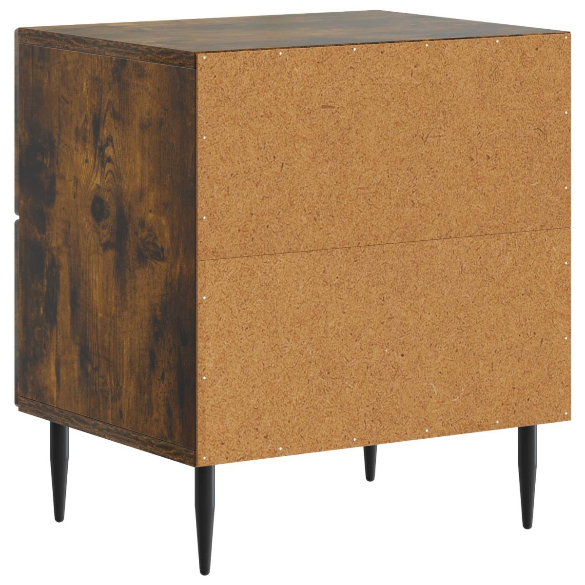 vidaXL Κομοδίνο Καπνισμένο Ξύλο Δρυός 43 x 34,5 x 47,5 εκ