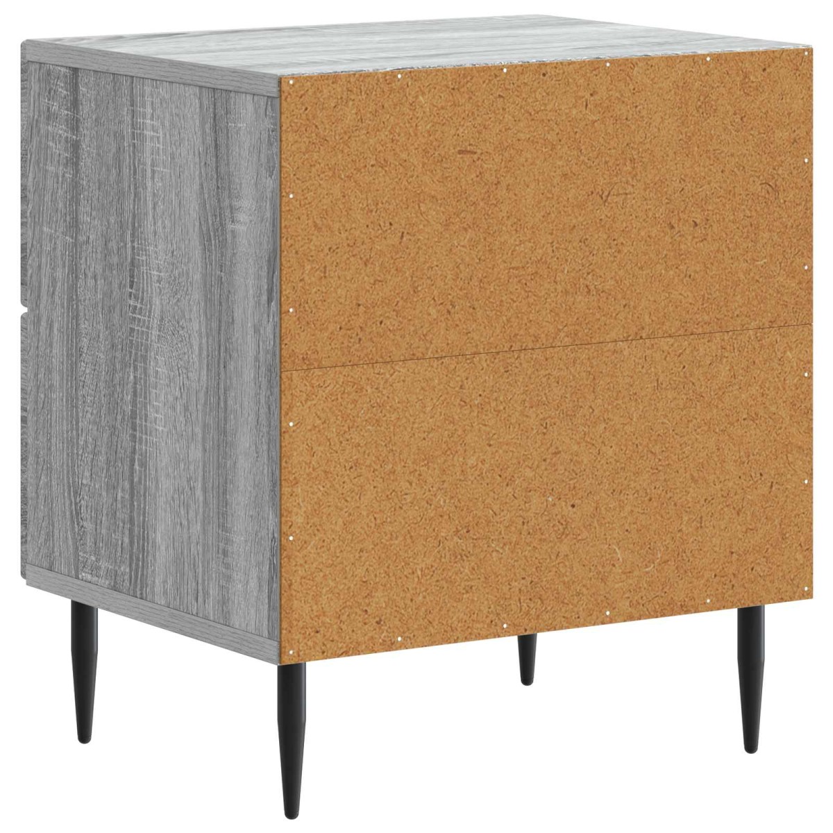 vidaXL Κομοδίνο Γκρι Sonoma 43 x 34,5 x 47,5 εκ Επεξεργασμένο Ξύλο