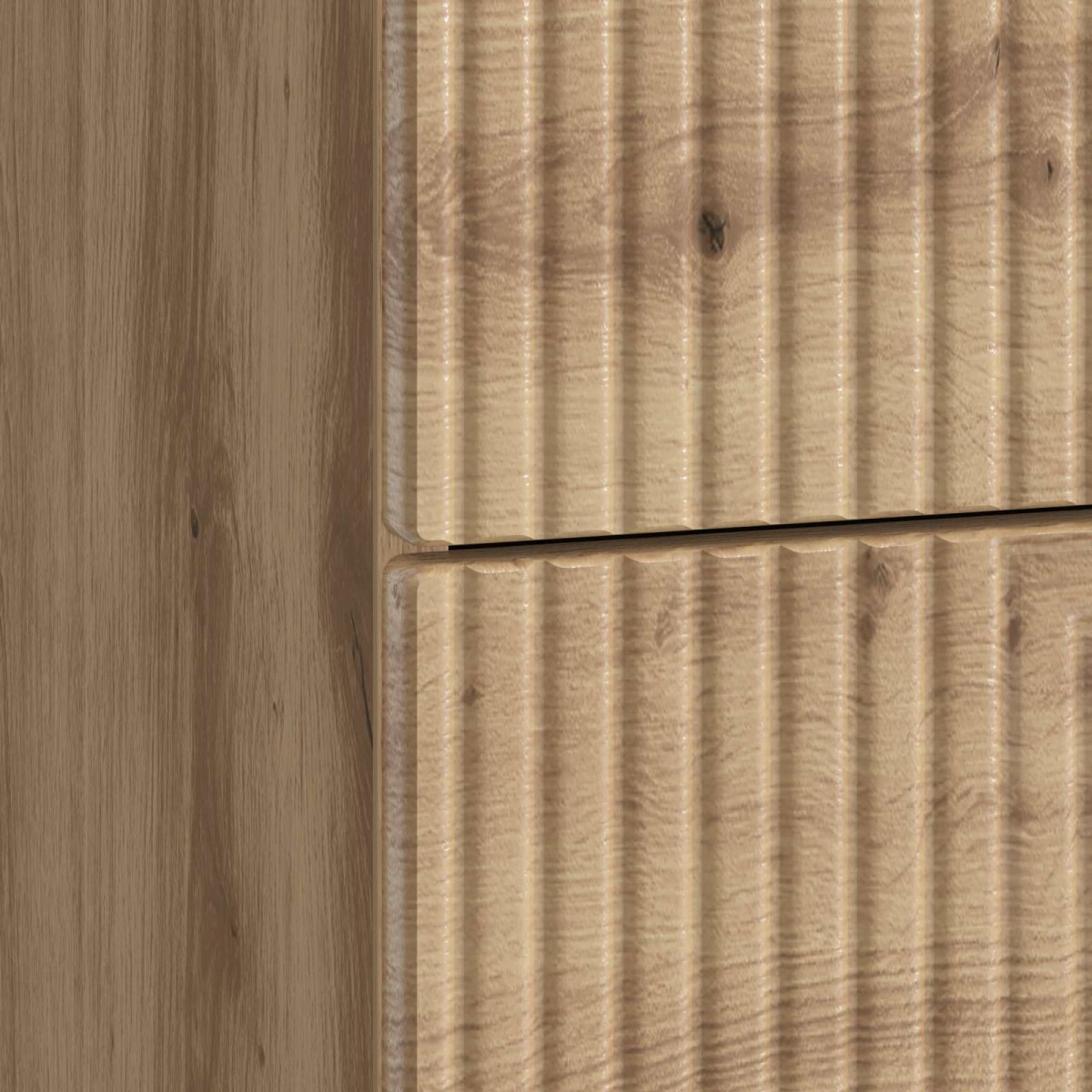 vidaXL Κομοδίνο Artisan Δρυς 43 x 34,5 x 47,5 εκ Επεξεργασμένο Ξύλο