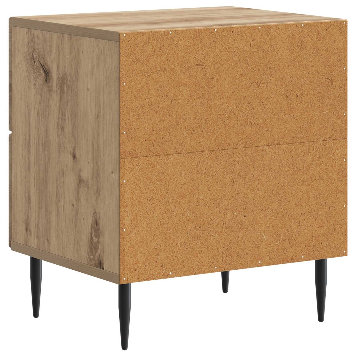 vidaXL Κομοδίνο 2 τεμ. Artisan Δρυς 43 x 34,5 x 47,5 εκ