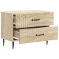 vidaXL Κομοδίνο Sonoma Δρυς 62 x 34,5 x 47,5 εκ Επεξεργασμένο Ξύλο