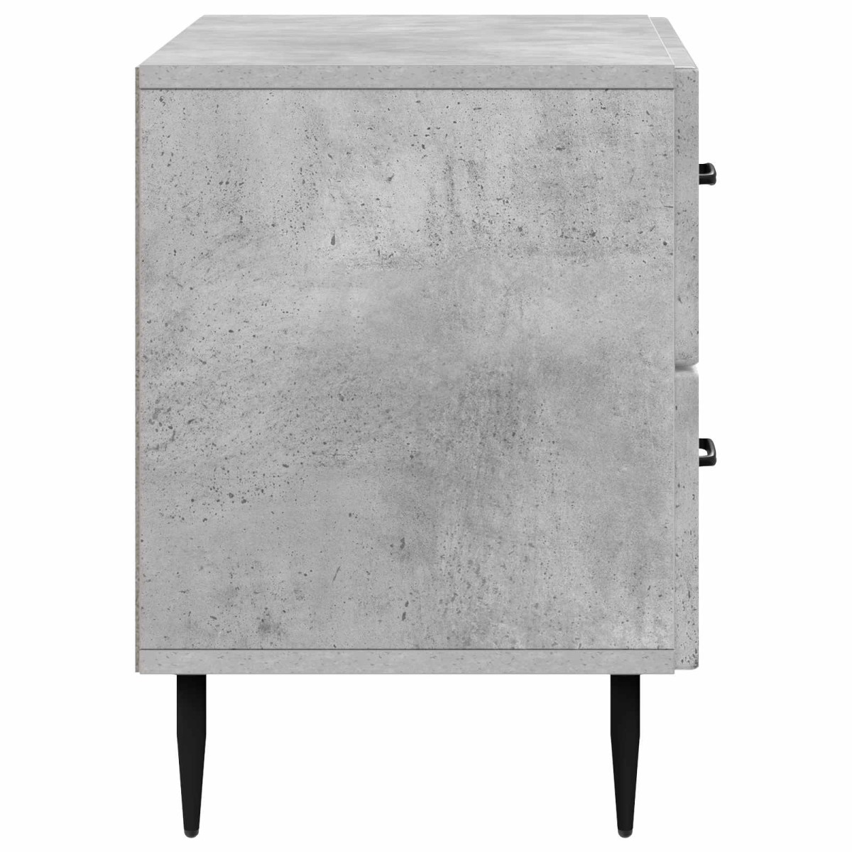 vidaXL Κομοδίνο με συρτάρι Γκρι Σκυροδέματος 62 x 34,5 x 47,5 εκ