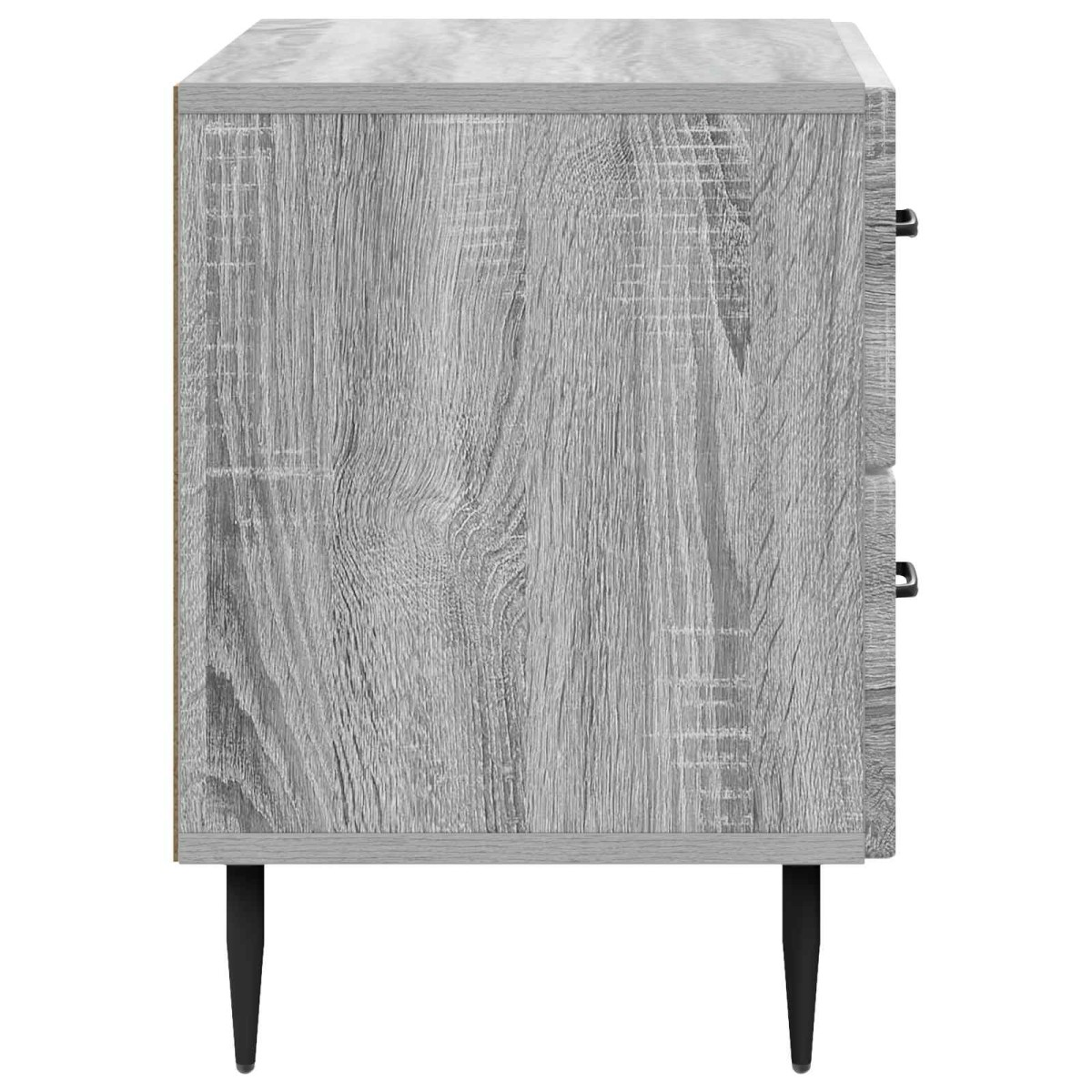 vidaXL Κομοδίνο Γκρι Sonoma 62 x 34,5 x 47,5 εκ Επεξεργασμένο Ξύλο