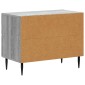 vidaXL Κομοδίνο Γκρι Sonoma 62 x 34,5 x 47,5 εκ Επεξεργασμένο Ξύλο
