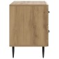 vidaXL Κομοδίνο Artisan Δρυς 62 x 34,5 x 47,5 εκ Επεξεργασμένο Ξύλο