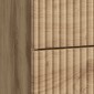 vidaXL Κομοδίνο Artisan Δρυς 62 x 34,5 x 47,5 εκ Επεξεργασμένο Ξύλο