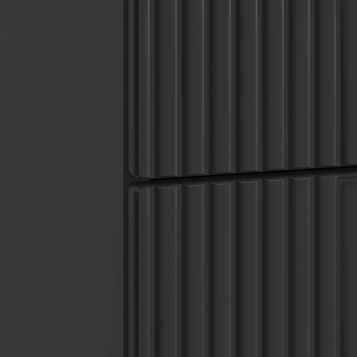 vidaXL Κομοδίνο με συρτάρι Μαύρο 43 x 41 x 66,5 εκ. Επεξεργασμένο Ξύλο
