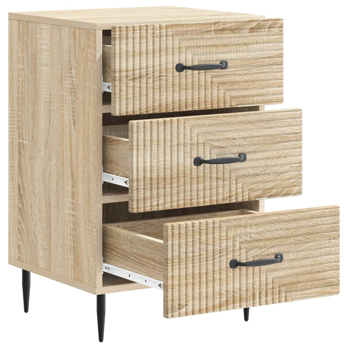 vidaXL Κομοδίνο Sonoma Δρυς 43 x 41 x 66,5 εκ. Επεξεργασμένο Ξύλο