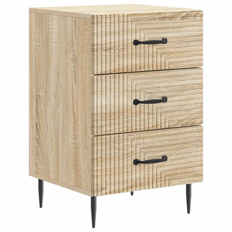 vidaXL Κομοδίνο Sonoma Δρυς 43 x 41 x 66,5 εκ. Επεξεργασμένο Ξύλο
