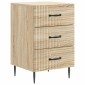 vidaXL Κομοδίνο Sonoma Δρυς 43 x 41 x 66,5 εκ. Επεξεργασμένο Ξύλο