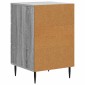 vidaXL Κομοδίνο Γκρι Sonoma 43 x 41 x 66,5 εκ. Επεξεργασμένο Ξύλο