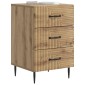 vidaXL Κομοδίνο Artisan Δρυς 43 x 41 x 66,5 εκ. Επεξεργασμένο Ξύλο